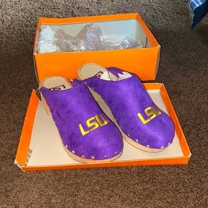 New - Rare - IOB - LSU - College Edition - Spirit Ready Clogs